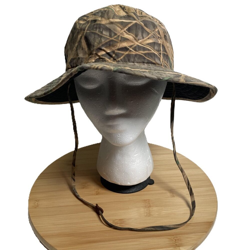 Columbia Unisex S/M Waterfowl Camo Boonie Bucket Hat Wide Brim Hunting Gorpcore